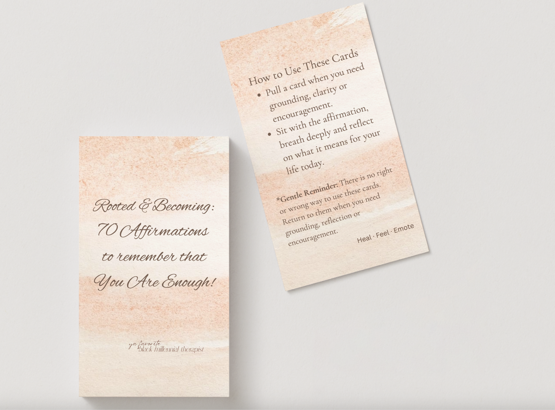 Rooted & Becoming: 70 Affirmations to Remember That You Are Enough